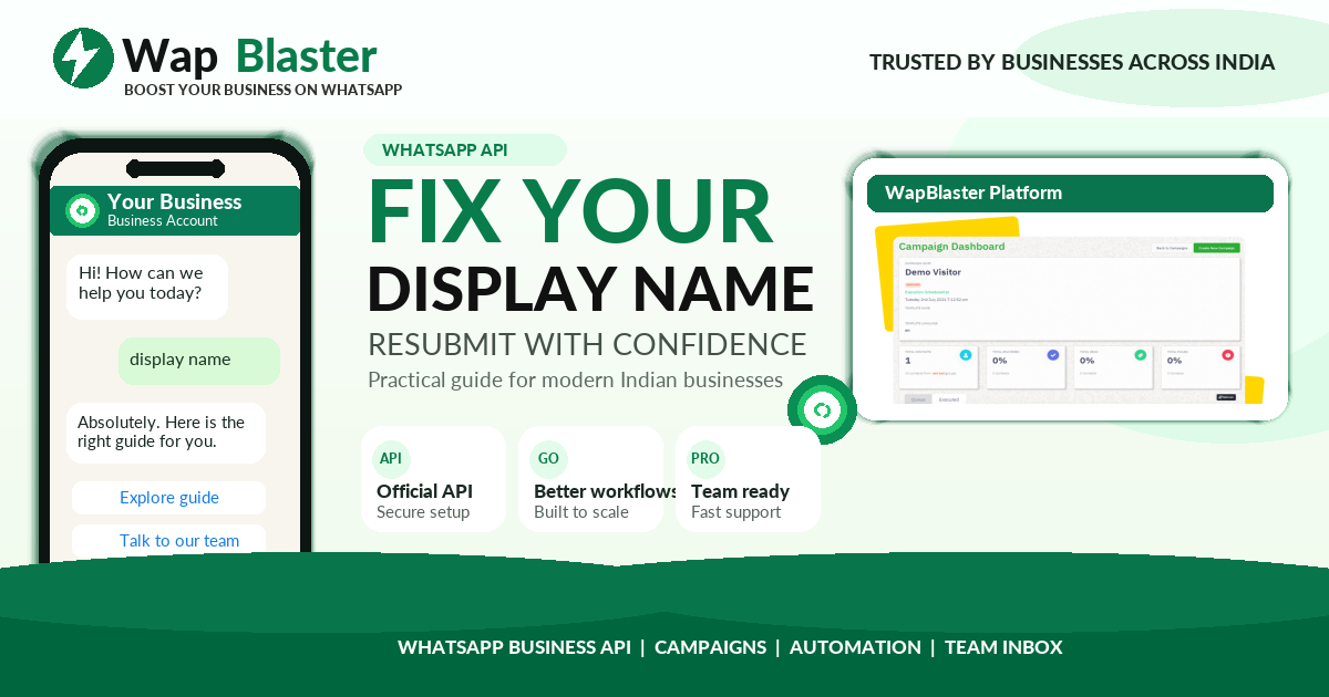WhatsApp Business Display Name Rejected? Fixes and Resubmission Checklist (2026)
