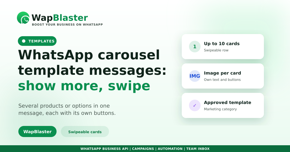 WhatsApp Carousel Template Messages: A 2026 Guide