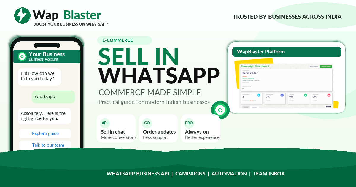 WhatsApp Catalog and Commerce: How to Sell Products Directly in Chat (2026)
