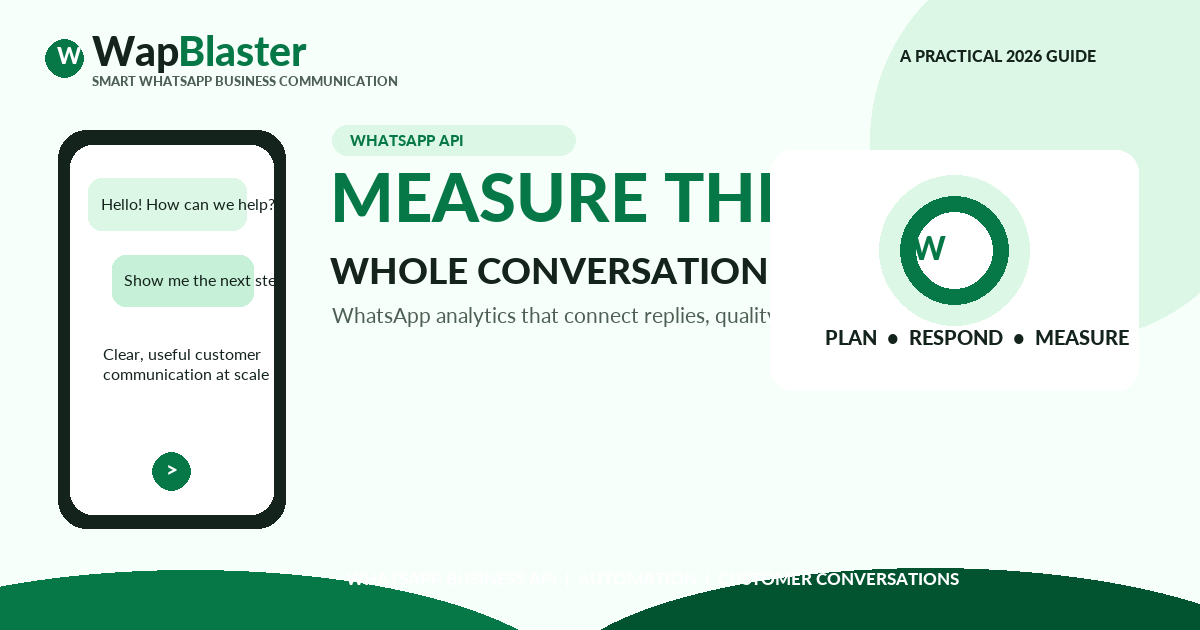 WhatsApp Conversation Analytics: Measure Quality From First Reply to Resolution (2026)