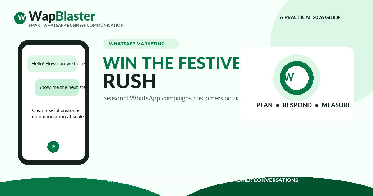 WhatsApp Festive Season Campaigns: Plan High-Intent Sales Without Annoying Customers (2026)