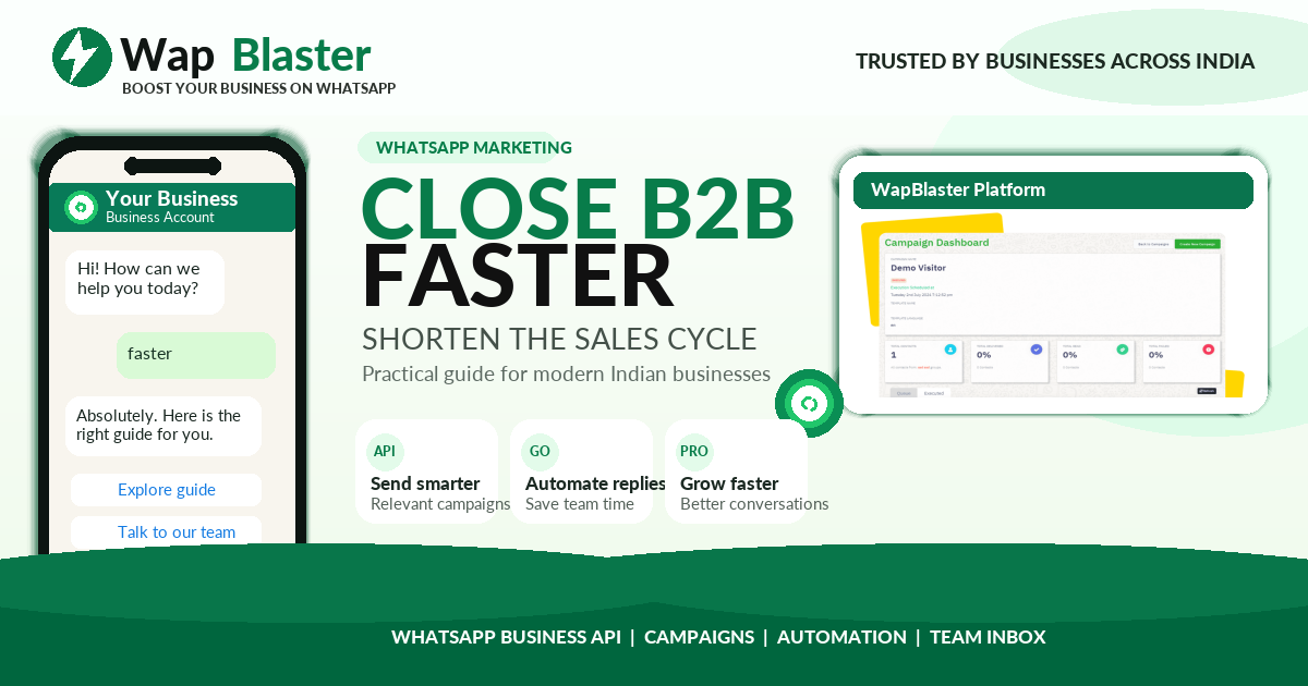 WhatsApp for B2B: Shorten Sales Cycles and Close More Deals (2026)