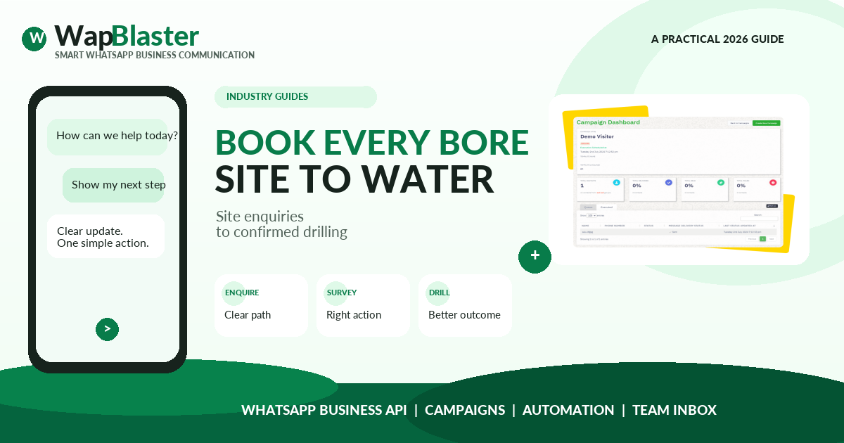 WhatsApp for Borewell and Water Drilling Services (2026)