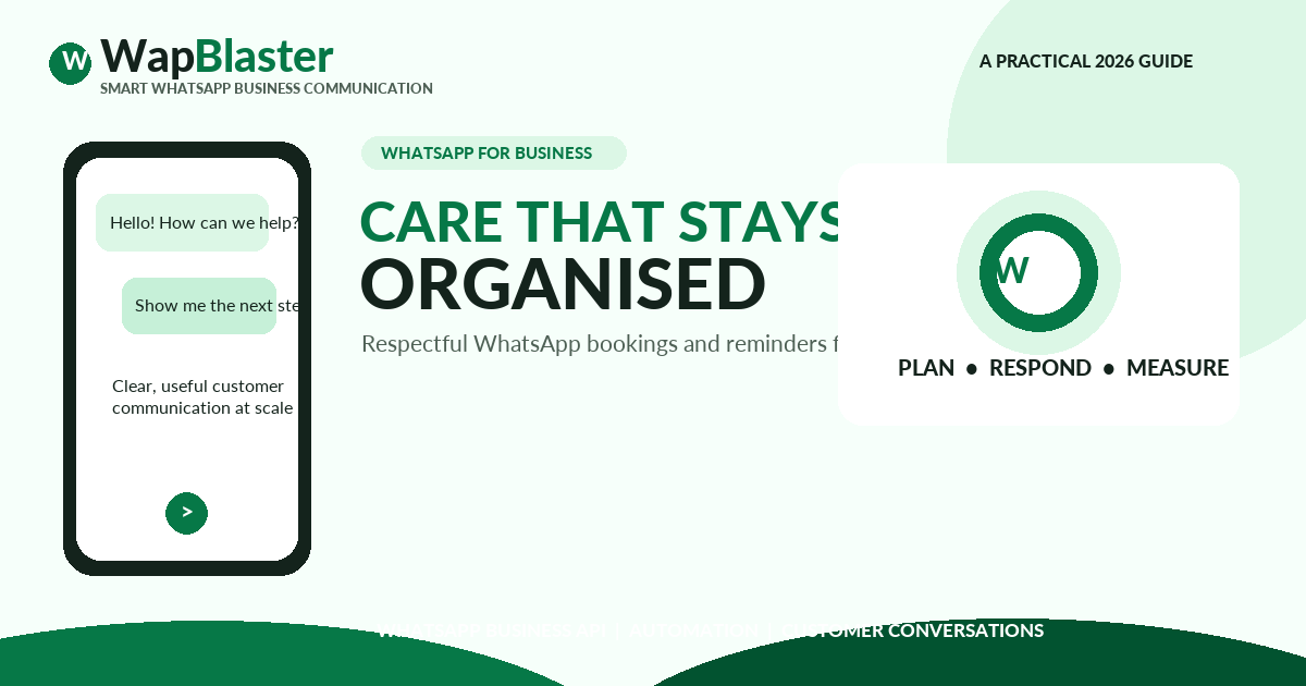 WhatsApp for Clinics and Healthcare Practices: Bookings and Reminders Done Right (2026)