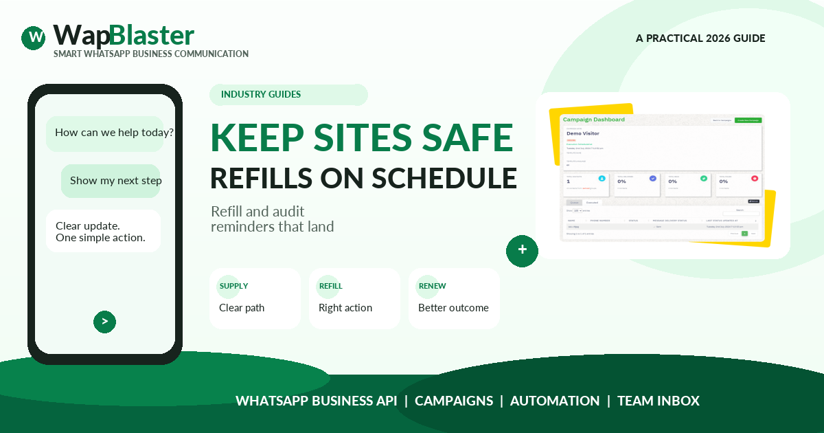 WhatsApp for Fire Safety and Extinguisher Suppliers (2026)