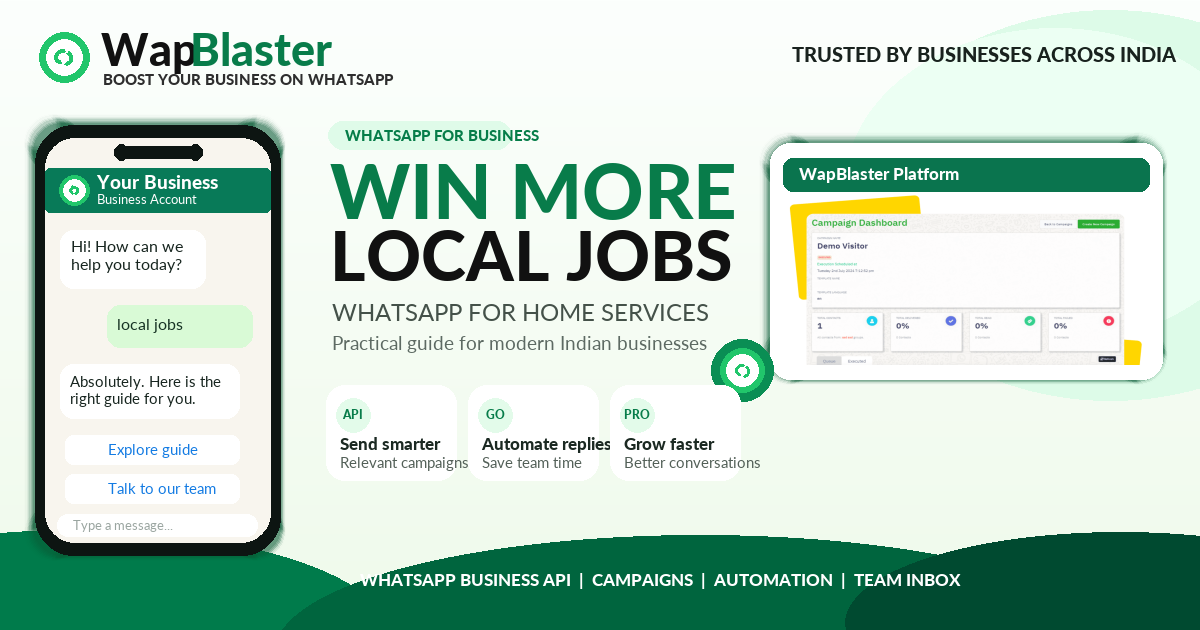 WhatsApp for Home Services and Repairs: Bookings, Quotes and Follow-Ups (2026)