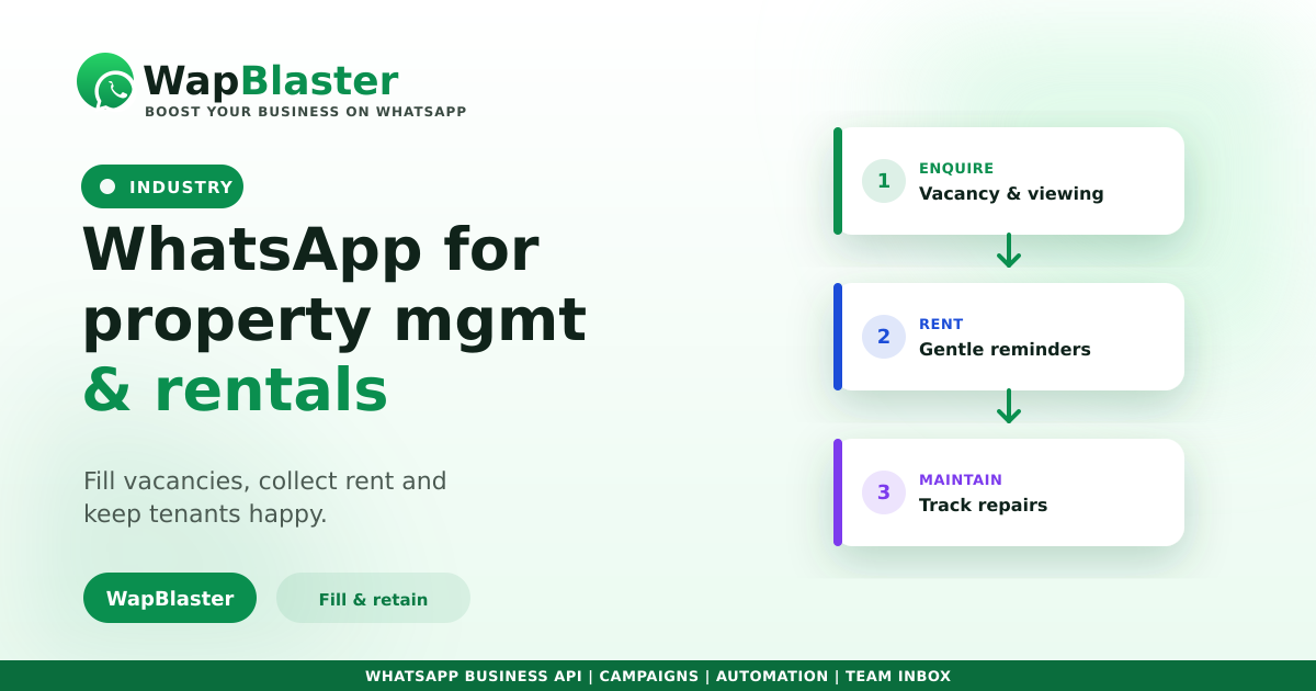WhatsApp for Property Management and Rentals (2026)