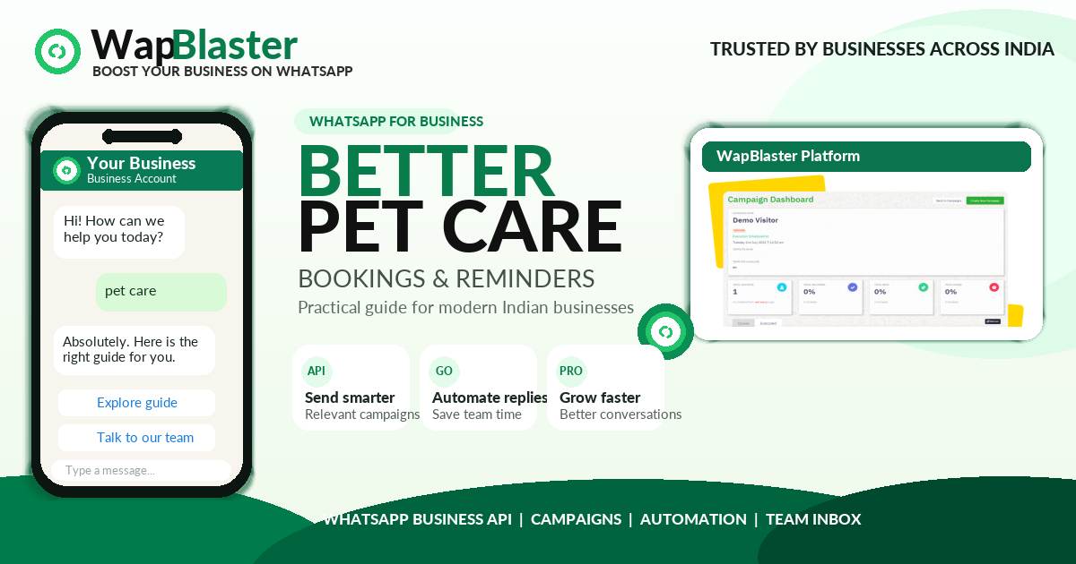 WhatsApp for Veterinary Clinics and Pet Care: Appointments and Reminders (2026)