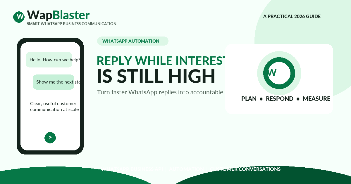 WhatsApp Lead Response Time: How to Reply Faster and Convert More Leads (2026)