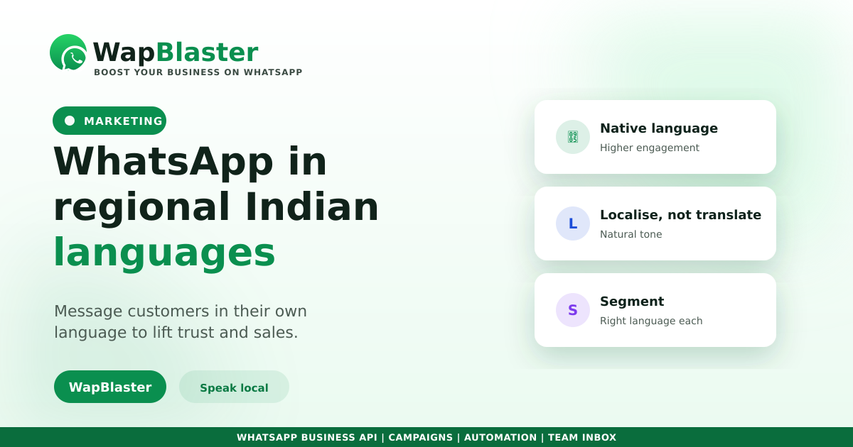 WhatsApp Marketing in Regional Indian Languages (2026)