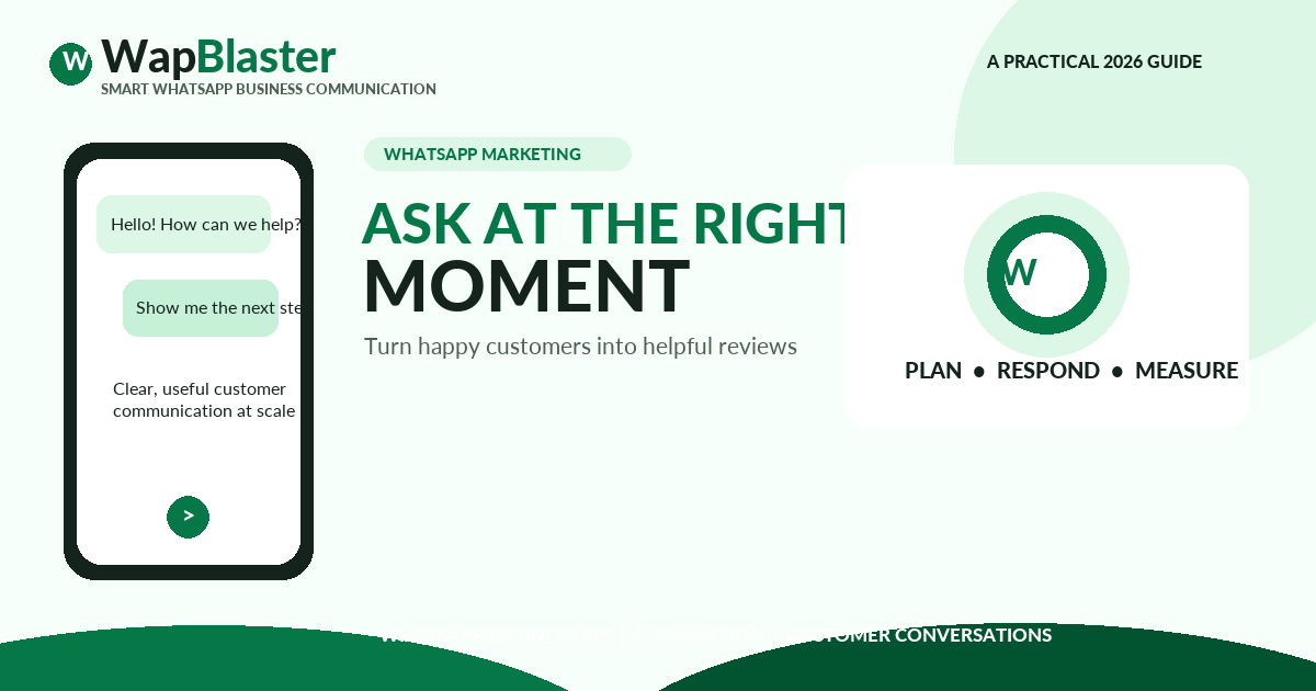 WhatsApp Review and Rating Requests: Collect More Feedback Without Being Pushy (2026)
